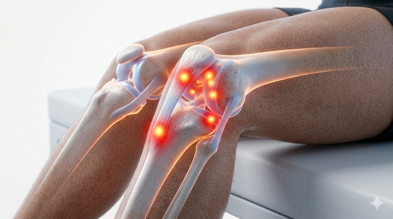 Knee joint pain anatomy — joint pain clinic and spinal alignment treatment in Ojo Lagos